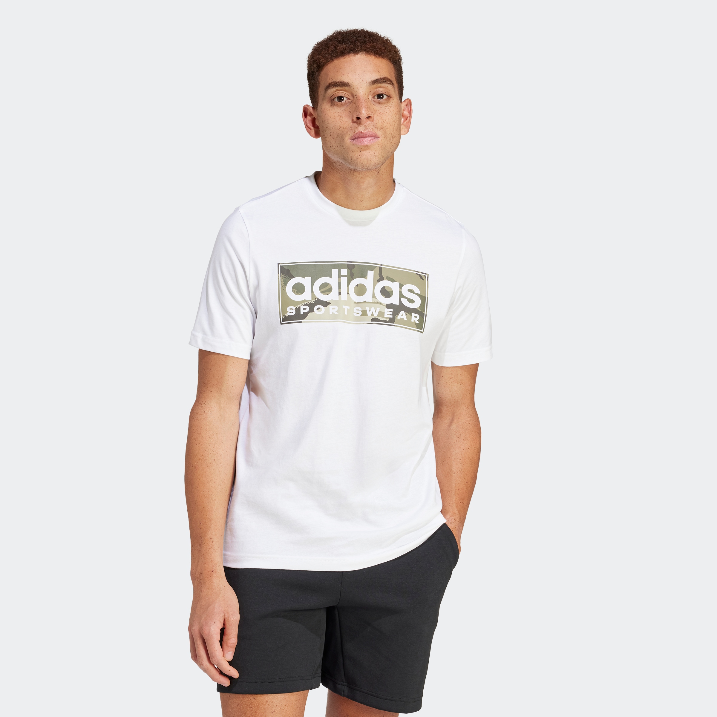 adidas Sportswear T-Shirt CAMO LINEAR GRAPHIC T-SHIRT