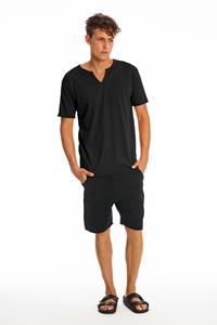 RAVENS VIEW IBIZA Herren vegan T-Shirt Eros Schwarz