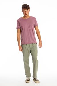 RAVENS VIEW IBIZA Herren vegan T-Shirt Rundhalsausschnitt Wild Malva Violet