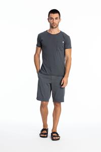 RAVENS VIEW IBIZA Herren vegan T-Shirt Rundhalsausschnitt Wild Pocket Lava Blau