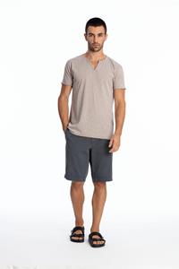 RAVENS VIEW IBIZA Herren vegan T-Shirt Eros Stein Grau