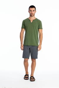 RAVENS VIEW IBIZA Herren vegan T-Shirt Eros Waldgrün