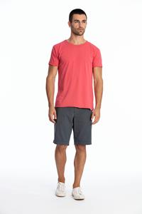 RAVENS VIEW IBIZA Herren vegan T-Shirt Rundhalsausschnitt Wild Flamingo Rosa