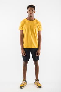 RAVENS VIEW IBIZA Herren vegan T-Shirt Rundhalsausschnitt Wild Pocket Gold Gelb