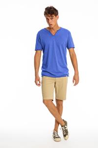 RAVENS VIEW IBIZA Herren vegan T-Shirt Eros Klein Blau