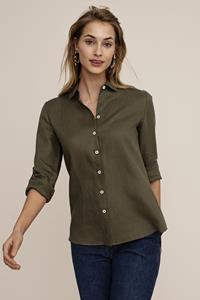 Arber Studio Damen vegan Bluse Elm Oliv