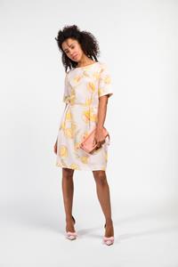 Marble Berriez Damen vegan Kleid Me Pfirsich