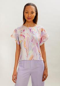 MAHLA Damen vegan Felicity Blouse Rainbow Marble