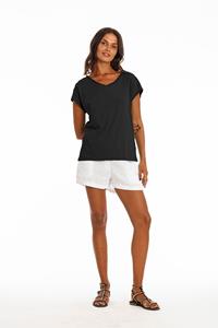 RAVENS VIEW IBIZA Damen vegan T-Shirt Arizona Schwarz