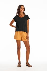 RAVENS VIEW IBIZA Damen vegan T-Shirt Ivy Schwarz