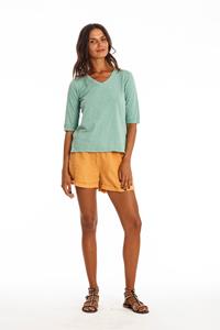 RAVENS VIEW IBIZA Damen vegan Top Lisa Cameo Grün