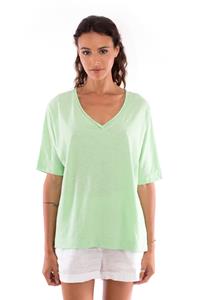 RAVENS VIEW IBIZA Damen vegan T-Shirt Luna Mintgrün