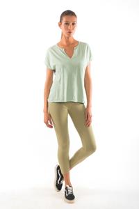 RAVENS VIEW IBIZA Damen vegan T-Shirt Hera Light Aloe Grün