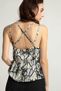 Lovjoi Damen vegan Top Ronnia Python