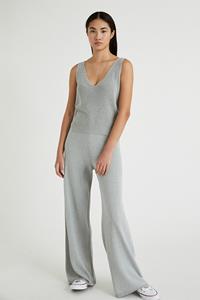 Infinitdenim Damen vegan Hose Gestrickt Infinit Grau