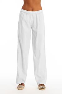 RAVENS VIEW IBIZA Damen vegan Hose Oregon Weiß