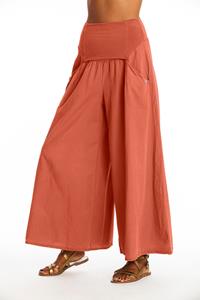 RAVENS VIEW IBIZA Damen vegan Hose Easy Skirt Earth Red