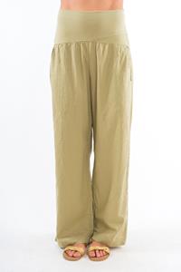 RAVENS VIEW IBIZA Damen vegan Hose Elba Dunkel Aloe Grün