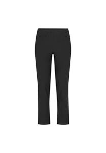 LAURIE Damen vegan Hose Betty Regular Ml Schwarz Gebürstet