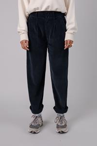 Brava Fabrics Damen vegan Kordfaltenhose Navy