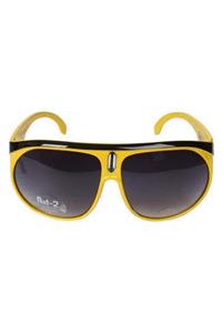 Nat-2 Herren vegan Wu-Tang Eze Gelb-Schwarz-Sonnenbrille