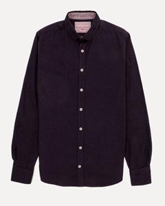 Colours&Sons  Overhemd Cashmere Blend Violet - XL - Heren