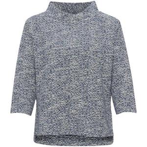 OPUS Sweatshirt met structuurpatroon