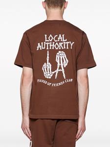 Local Authority La Bones FUFC graphic-print T-shirt - Bruin