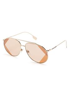 Burberry Eyewear Alice zonnebril met piloten montuur - Goud
