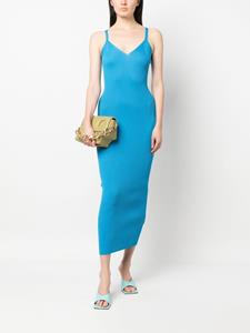 OUR LEGACY Ribgebreide jurk - Blauw