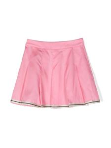 palmangelskids Palm Angels Kids Mini-plooirok met gestreepte afwerking - Roze