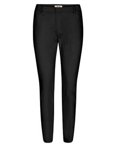 MOS MOSH Stretchbroek met labelapplicatie, model 'ABBY NIGHT PANT'