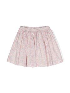 Bonpoint Plooirok met bloemenprint - Roze