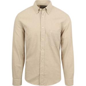 Marc O'Polo Overhemd Twill Beige