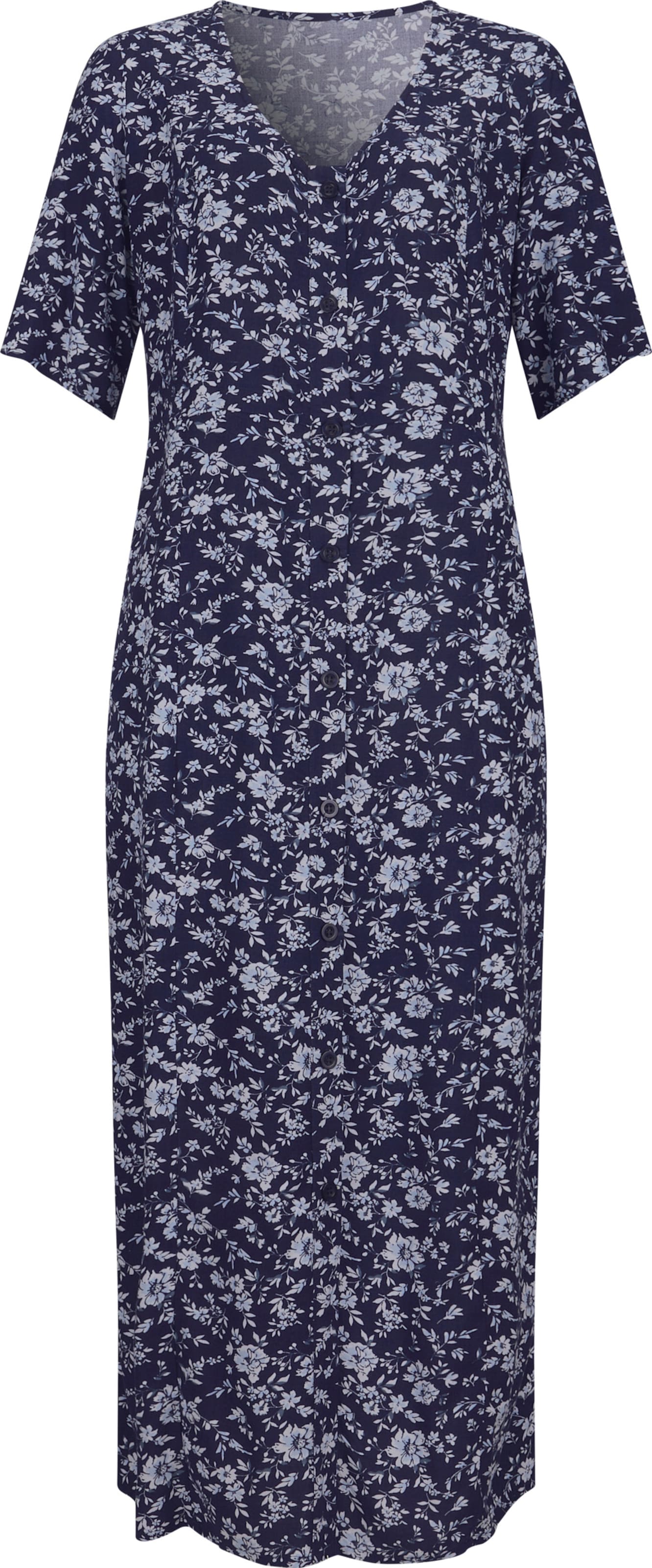 Your Look... for less! Dames Jurk met print marine/lichtblauw bedrukt Größe