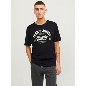 Jack & Jones Rundhalsshirt "JJELOGO TEE SS O-NECK 2 COL SS24 SN"