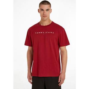 Tommy Jeans Plus T-Shirt TJM REG LINEAR LOGO TEE EXT mit Tommy Jeans Logo-Schriftzug