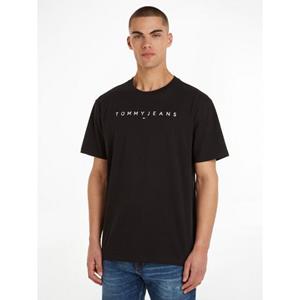 Tommy Jeans Plus T-Shirt "TJM REG LINEAR LOGO TEE EXT", mit Tommy Jeans Logo-Schriftzug