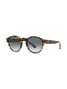 Giorgio Armani Zonnebril met schildpadschild design - Blauw