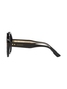 Gucci Eyewear Zonnebril met rond montuur - 1100A1 Black