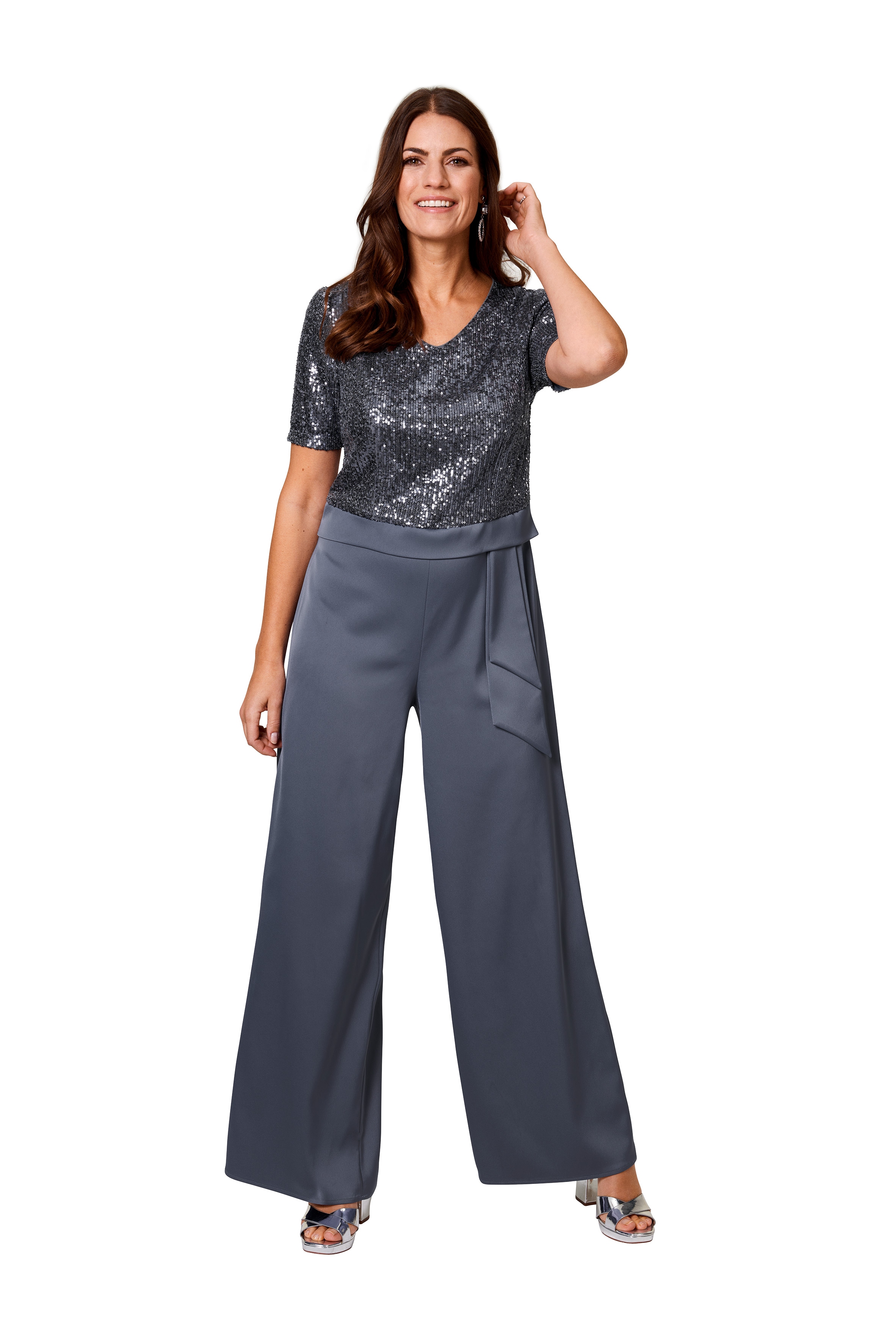 HERMANN LANGE Collection Culotte-Overall, mit Pailletten