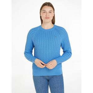 Tommy Hilfiger Trui met ronde hals CO CABLE C-NK SWEATER