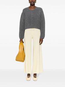 Lisa Yang Ilaria cashmere trousers - Geel