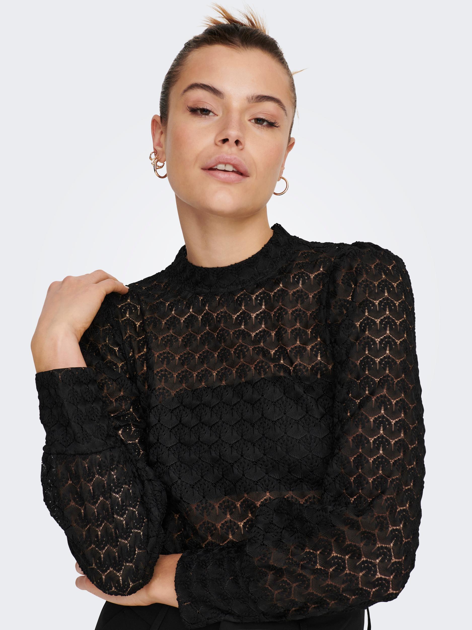 Jacqueline de Yong Jdyavery l/s lace top jrs noos