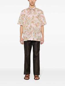 ETRO floral-print cotton shirt - Roze