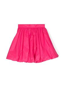 Monnalisa Spijkerrok met logo-applicatie - Roze
