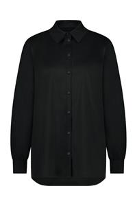 Studio Anneloes Paige poplin blouse - black - 09384