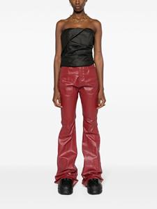 Rick Owens Lido Bolan bootcut trousers - Rood