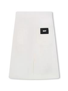 dknykids Dkny Kids High waist midi-rok met logopatch - Wit