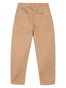 PS Paul Smith twill tapered-leg trousers - Bruin